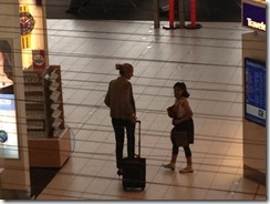 Neha on way to flight